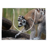 Ring-getrainde Lemur-moeder en -Baby Groot Cadeauzakje (Voorkant)