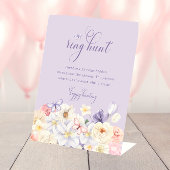 Ring Hunt Bruidsbord Reclamebord Met Voetstuk