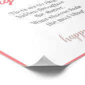 Ring Hunt Bruidsshower Spelbord Poster (Hoek)