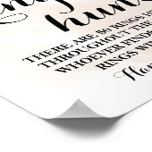 Ring Hunt Eucalyptus Herfst Bruidsfeest Spel bord Poster (Hoek)