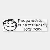 RING IN POCKET BUMPERSTICKER (Voorkant)