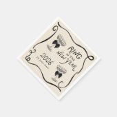 Ring in the New Year Paper Napkin Servet (Hoek)