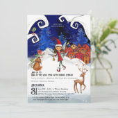 Ring in the New Year with Nordic Charm I Whimsical Kaart (Staand voorkant)