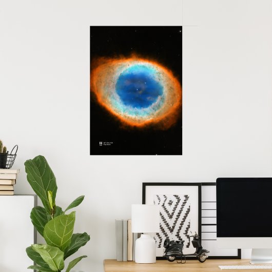 Ring Nebula. M57, NGC 6720 - Poster (Bureau à domicile)