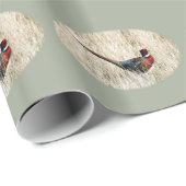 Ring Neck Pheasant in Meadow Cadeaupapier (Rol Hoek)