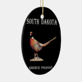 Ring-necked fazant keramisch ornament (Rechts)