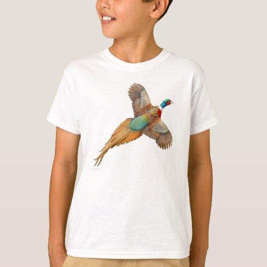 Ring Necked Pheasant Kinder T-Shirt (Voorkant)