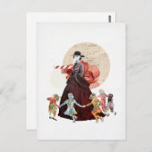 Ring-o-Ring-o-Rosy (de mythe) Briefkaart (Voorkant / Achterkant)