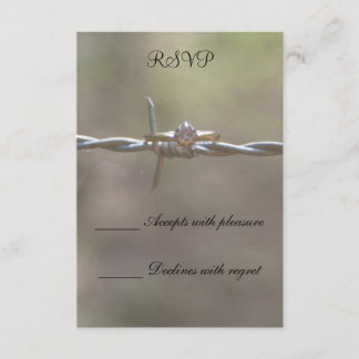Ring op Barbed Wire RSVP Kaartje