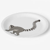 Ring op maat Lemur Papieren Bordje (Gekanteld)