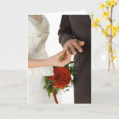 Ring op vinger plaatsen kaart (Gele Bloem)