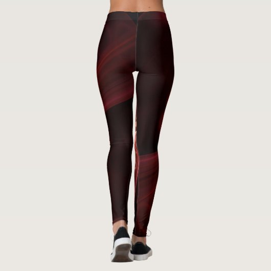 Ring Pattern Fractal Leggings (Achterkant)