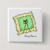 Ring Ring Bearer Button Pin Gift (Voorkant)