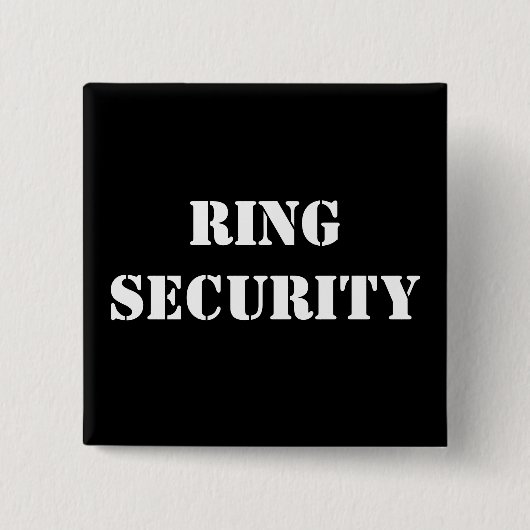 RING SECTION vierkante knop Vierkante Button 5,1 Cm (Voorkant)