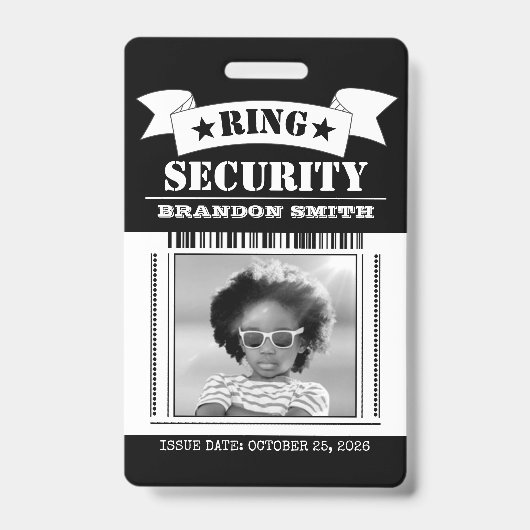 Ring Security Agent Foto-ID Badge (Front)
