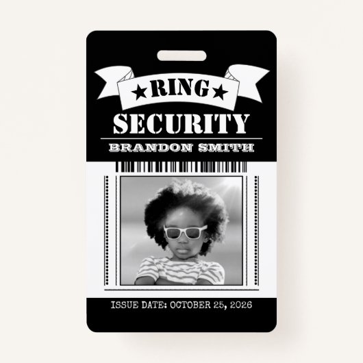 Ring Security Agent Foto-ID Badge (Voorkant)