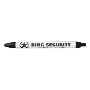Ring security kind trouwring gunster gunst zwarte inkt pen