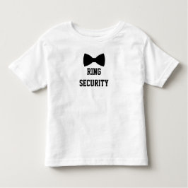 Ring Security Ring Bearer Kinder Shirts