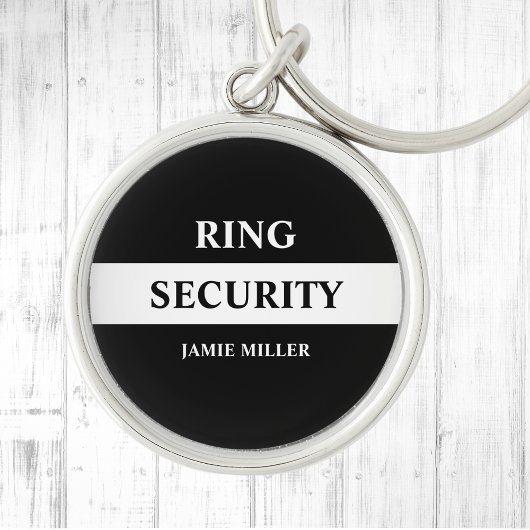 Ring Security Ring Bearer Sleutelhanger