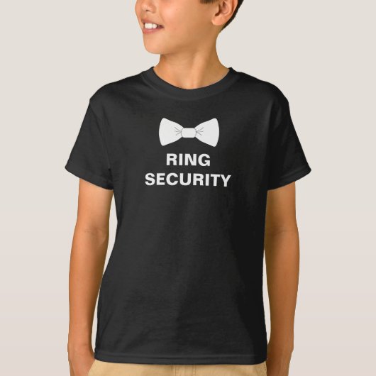 Ring Security Ring Bearer T-shirt (Voorkant)