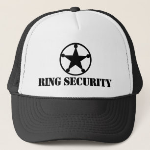 Ring Security trucker hat for bruiloft ring-drager Trucker Pet