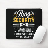 Ring Security Wedding Party Funny Ring Bearer  Muismat (Met muis)