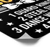 Ring Security Wedding Party Funny Ring Bearer  Poster (Hoek)