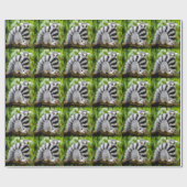 Ring-tailed lemur cadeaupapier (Vlak)