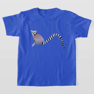 RING-TAILED LEMUR ILLUSTRATION T-SHIRT