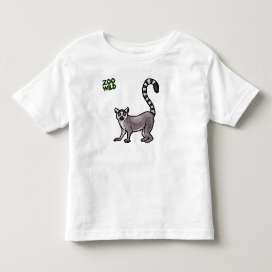 Ring Tailed Lemur Kinder Shirts (Voorkant)