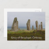 Ring van Briefkaart van Brodgar (Voorkant / Achterkant)