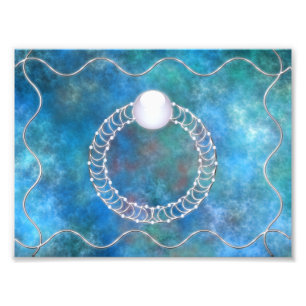 Ring van de foto van water foto afdruk