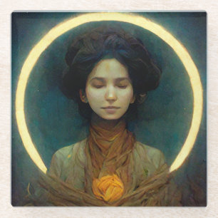 Ring van Light 2 Fantasy Sci-fi Glazen Onderzetter