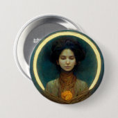 Ring van Light 2 Fantasy Sci-fi Ronde Button 7,6 Cm (Voorkant /achterkant)