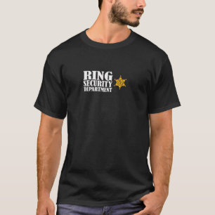 Ring Veiligheid Ring Drager Lads Wedding Party T S T-shirt