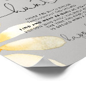 Ring zoek spel bord voor bruidsfeest poster (Hoek)