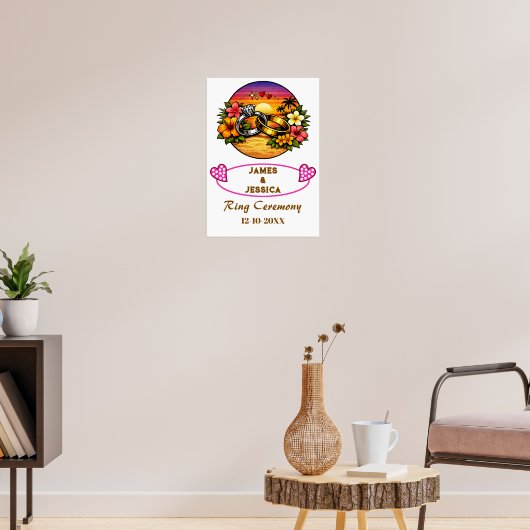 Ringceremonie Poster (Woonkamer 3)
