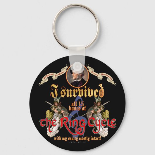 Ringcyclus Overleving Sleutelhanger (Voorkant)