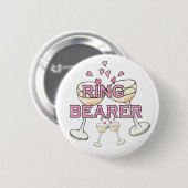 Ringdrager Bruiloft ID Button (Voorkant /achterkant)