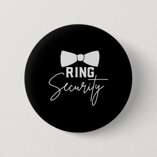Ringdrager Huwelijksfeest Beveiligingsman Bruiloft Ronde Button 5,7 Cm