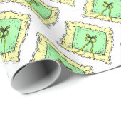 Ringdrager van een weddenschap met een pilotendoek cadeaupapier (Rol Hoek)