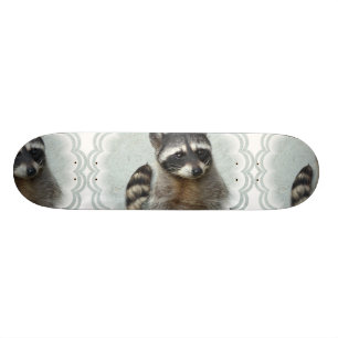 Ringed Raccoon Skateboard