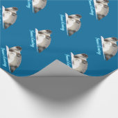 Ringed zegel cadeaupapier (Hoek)