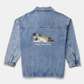 Ringed zegel denim jacket (Achterkant)