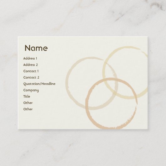 Ringen - Chubby Visitekaartje (Voorkant)