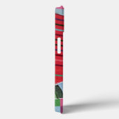 ringen, cirkels en cheques mini collage Case-Mate iPhone case (Achterkant / Rechts)