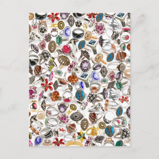 ringen sieraden briefkaart (Voorkant)