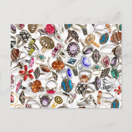 ringen sieraden briefkaart (Voorkant)