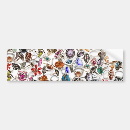 ringen sieraden bumpersticker (Voorkant)