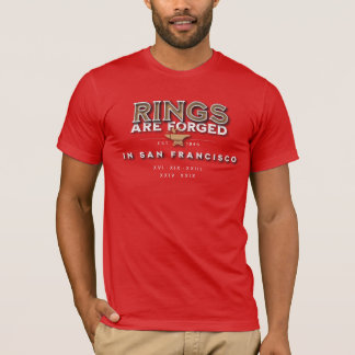 Ringen zijn gesmeed in San Francisco T-shirt